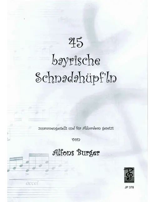 45 bayrische Schnadahüpfln